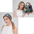 thumbnail image 5 of Women\'s 100% Pure Mulberry Silk Small Square Scarf - Neckerchief Women - Silk Headscarf - 21" x 21, 5 of 5