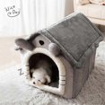 thumbnail image 2 of Cat/Dog Bed Removableand Washable Foldable Pet Sleepping Bed Cat House Kennel for Dog House Indoor C, 2 of 5
