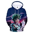 thumbnail image 1 of Sudaderas con capucha de My Hero Academia Anime, sudaderas de Halloween, chaqueta informal para adultos y niños, tallas para niños, jersey de Cosplay Izuku UnisexGris AXXS Deng Xun unisex, 1 of 2