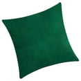 thumbnail image 3 of Funda de almohada cuadrada de terciopelo con forma de almohada, funda de almohada decorativa para sofá de color sólido, verde negruzco sidaley HA003042-03, 3 of 6