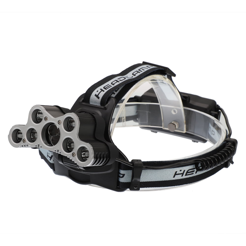 Fashion 9 LED  USB Rechargeable Headlamp Adjustable Focus Home Outdoor B6 