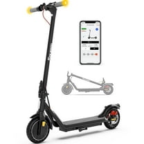 5TH WHEEL W16S 300W Electric Scooter with Turn Signal, 8.5” Solid Tires, 18mph & 12Miles Range, Folding Commuting E-Scooter for Adults with APP Control