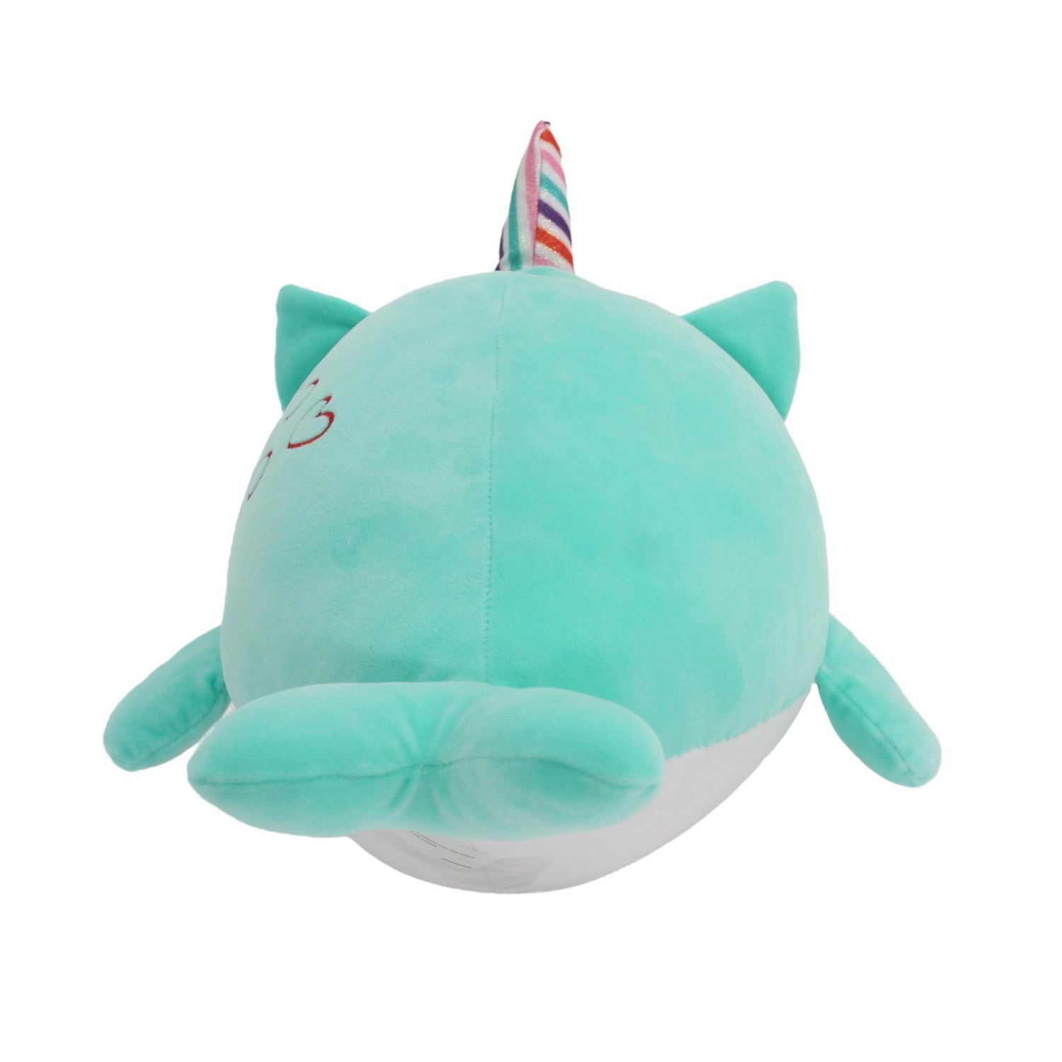 WAY TO CELEBTATE VALENTINE 15" PLUSH ANIMAL WITH CLOTHING-BLUE WHALE
