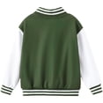 thumbnail image 2 of Chaqueta Disney Marvel Hulk Varsity para niños de 2 a 6 años, color verde, 2 of 6