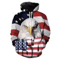 thumbnail image 4 of Sudadera con capucha de moda para hombre, con estampado de bandera estadounidense en 3D, con águila, tendencia urbana, manga larga, estilo hip hop, informal, de gran tamaño, 4 of 4