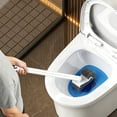 thumbnail image 1 of Cepillo de inodoro, cepillo de fregar de baño de mango largo con cerdas bidireccionales, herramienta de limpieza plástica de alta eficiencia para azulejos, duchas, bañeras, 1 of 6
