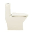 thumbnail image 5 of MacKenzie One-Piece 10" Rough-in 1.1/1.6 GPF Dual Top Flush Round Toilet in Glossy Bisque, 5 of 6
