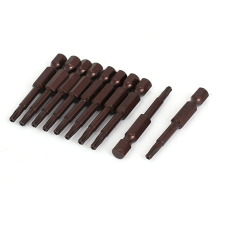 Brown Driver - Unique Bargains 10pcs 1/4