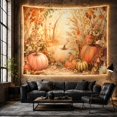 thumbnail image 6 of Floral Garden Still with Life Painterly Harvest Toned Main, Spooky Gothic for Gothic Decor Fans, Dark Art Decor, Halloween Gift, Tapestry Wall Hanging for Bedroom and Dorm, 6 of 7