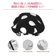 thumbnail image 5 of Disketp Black And White Polka Dot Shower Caps,Reusable Shower Cap For Women, Double Layer Waterproof Hair Cap, Large Size For All Hair Lengths,For Girls Spa Home Salon Use, 5 of 9