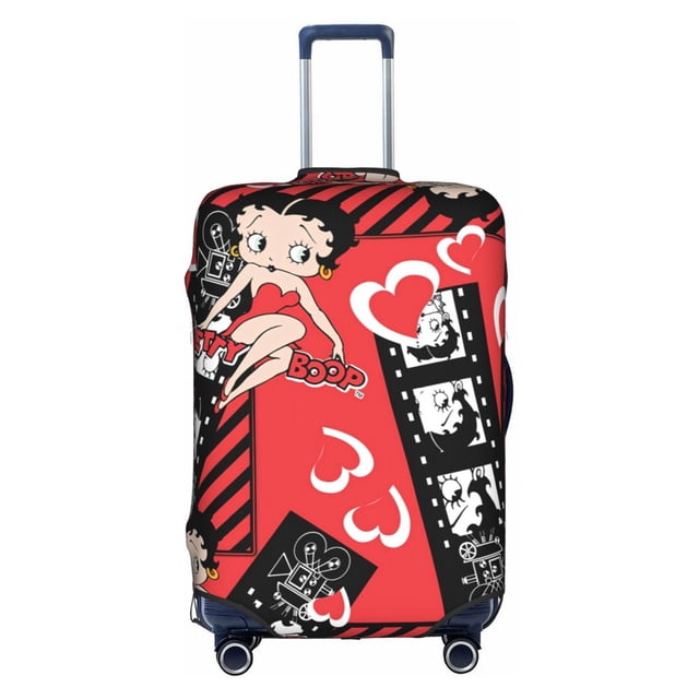 Betty Boop Funda De Equipaje Lavable Protector De Maleta Antiarañazos Para De 18 A 32 Pulgadas huangjie unisex