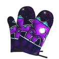 thumbnail image 2 of Geometry Dash Oven Mitts Scald-Proof Gloves Heat Resistant Oven Gloves Perfect For Bbq, Baking, Cooking, Grilling, 2 of 9