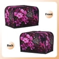 thumbnail image 3 of Picia Pink Blossoms Butterfly Print 2 Slice Toaster Cover , Toaster Protector Dustproof Kitchen Appliance Cover, Kitchen Appliance Dustproof Protector, 3 of 7