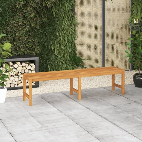 Casafoyer Patio Bench 70.9" Solid Teak Wood