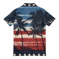 thumbnail image 4 of Men's USA 250th Anniversary Patriotic Stars Polo Shirt American Flag Style Casual Short Sleeve America 250 Merchandise, 4 of 6