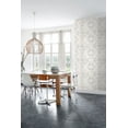 thumbnail image 4 of ESTA Home Desmond Beige Distressed Medallion Wallpaper, 20.5-in by 33-ft, 4 of 9
