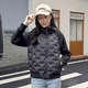thumbnail image 4 of Chaqueta de plumón de ganso blanco, chaqueta de invierno de moda cálida con rombos, chaqueta informal para deportes al aire libre., 4 of 5