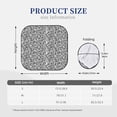 thumbnail image 3 of Vsdgher Weave Geometric Print Car Windshield Sun Shade, Reflective Sunshade Window Sunshade Sun Visor Protector Fit for Cars,Trucks,SUVs-Large, 3 of 6