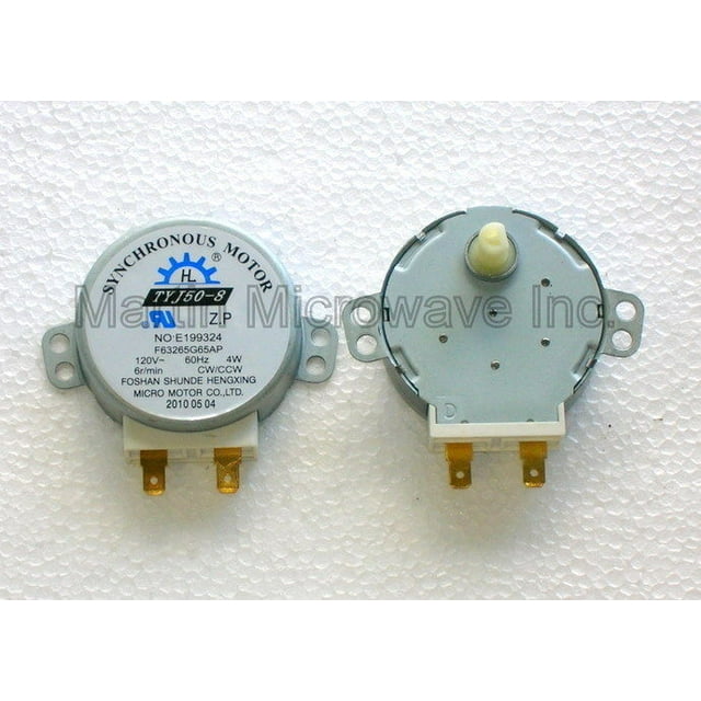 120V Microwave Turntable Motor 6 RPM Replaces KX63MY2AS Marked Motors