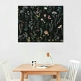 thumbnail image 2 of Orinice Flowers, Bird Fine Art Aesthetic Poster Print Wall Painting for Home Decor, Ready to Hang Canvas Artwork for Living Room Bedroom Office 16x12in, 2 of 6
