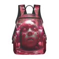 thumbnail image 3 of Balery Surreal Pink Headphones Lightweight Backpack for Men and Women - Durable and Water-Resistant, Ideal for School, Work, Travel, and Everyday Use, 3 of 9