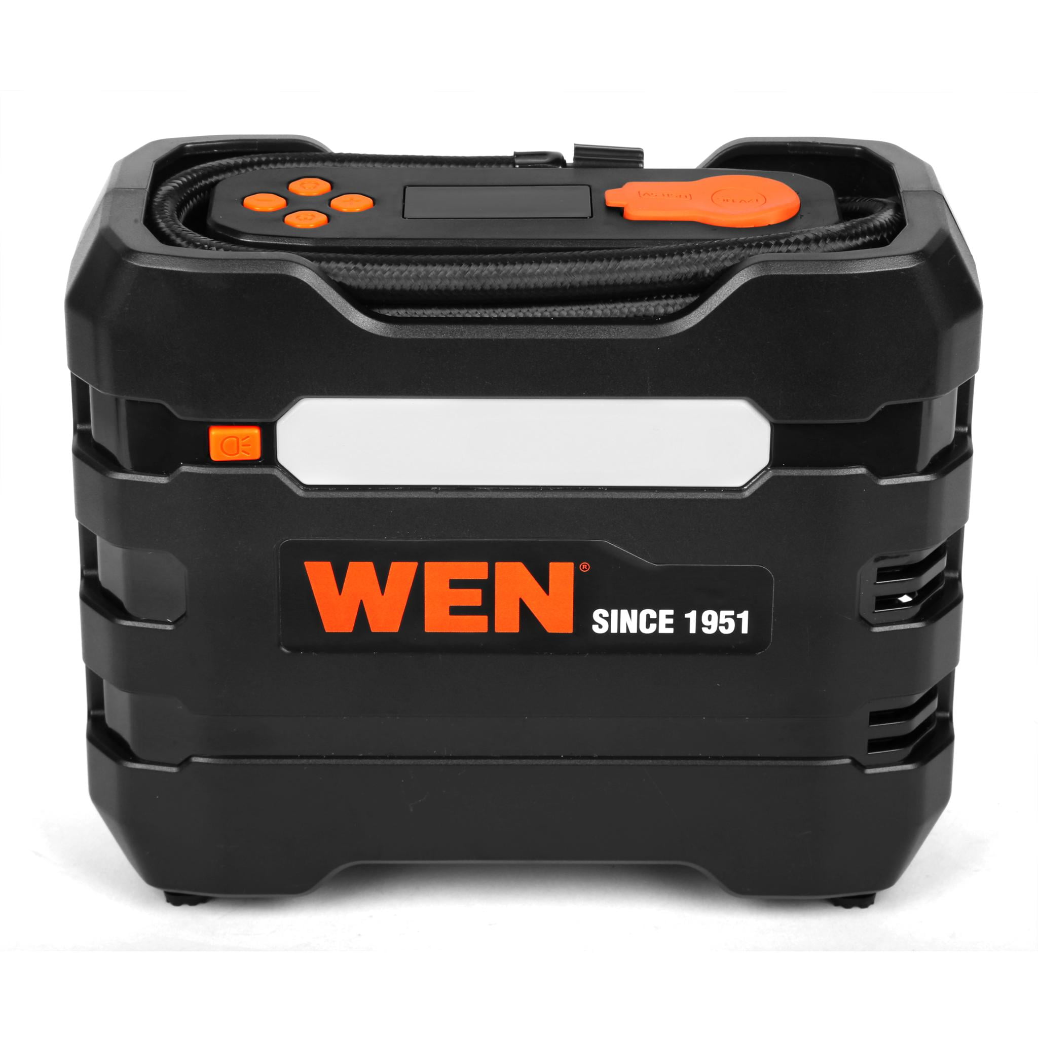 WEN 12V 90 PSI 0.8 CFM Portable Air Compressor, Tire Inflator
