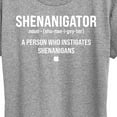 thumbnail image 3 of Instant Message - Shenanigator Definition - Women's Short Sleeve Graphic T-Shirt, 3 of 6