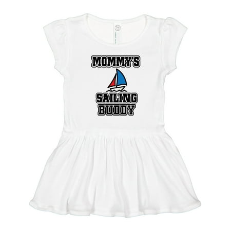 

Inktastic Mommy Sailing Buddy Sailboat Gift Toddler Girl Dress