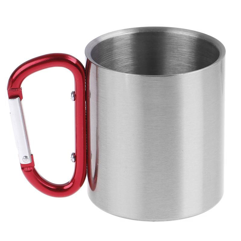 Outdoor Hiking Cup Double Wall Stainless Steel Travel Mug for Mountaineering 