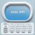 thumbnail image 3 of Pet Ice Summer Cool Refreshing Oval Bed for Cats and Dogs - Indoor Outdoor Use TPR Material Noise-Free Cushion Durable Pet Bed for, 3 of 7