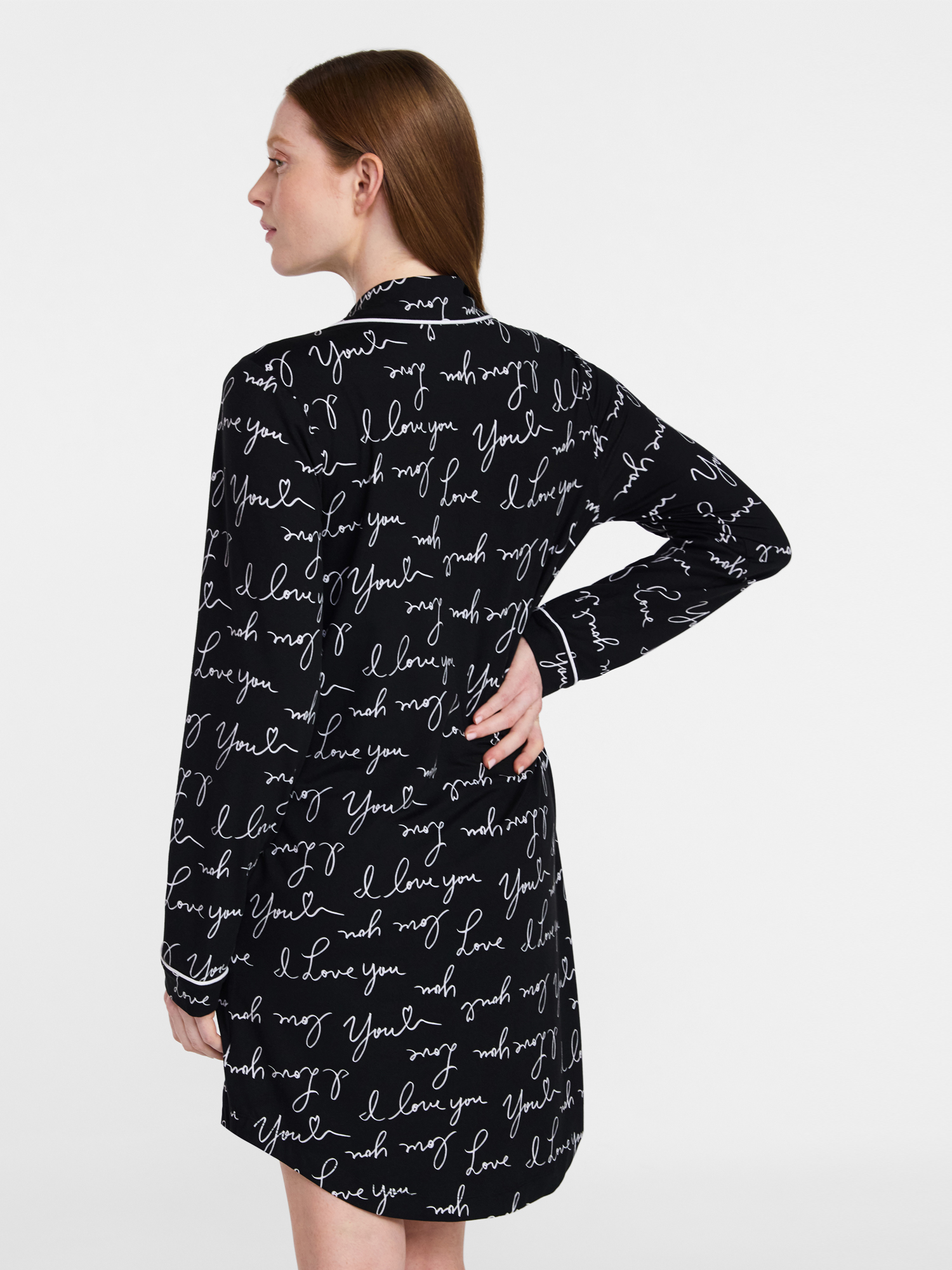 Joyspun Women's Dreamy Soft Collection Long Sleeve Sleepshirt, Sizes S-4X