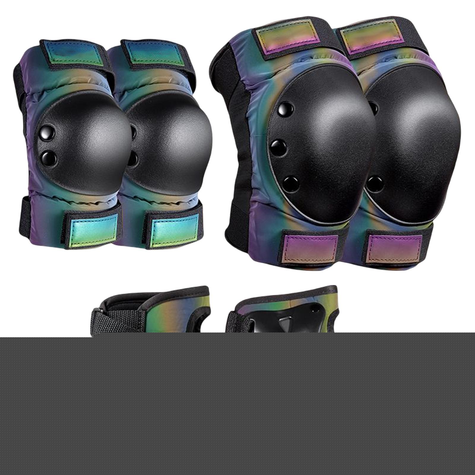 thumbnail image 1 of Conjunto de engranajes de protección para transpirables, muñequeras para monopatín, rodilleras, protector de patines para patinar en bicicleta, M Baoblaze Almohadillas de protección, 1 of 7