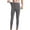 Gray, variant on Men's Winter Fleece Lined Leggings Warm Thick Tights thermal Pants Tummy Control Soft Stretchy Trousers Navy 10(XL)