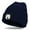 Navy Blue, variant on IC ICLOVER Unisex Beanie Hat with Light, Rechargeable LED Headlamp Cap Winter Warm Knitted Hats for Women Men Gifts - Black