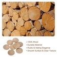 thumbnail image 3 of Paquete de 20 tapones de botón de madera, 45mm / 1.77" tapones de agujero de tornillo de madera dura, tapas de champiñón de madera de haya para decoración de muebles y manualidades (50mm x 45mm), 3 of 6