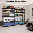 thumbnail image 3 of Heavy Duty Storage Shelves 48 x 18 x 72, 5 Tier Durable Metal Construction, Adjustable Shelving, Spacious Design, Easy Assembly, Versatile Use, 3 of 7