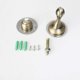 thumbnail image 4 of Uxcell 55 mm Protector de Tope de Puerta Magnético Silencioso de Acero Inoxidable 1 Pcs Tono Bronce, 4 of 7