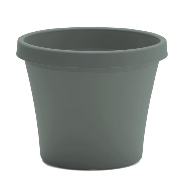 Maceta Bloem Terra de Resina UV Resistente con Drenaje de 4"