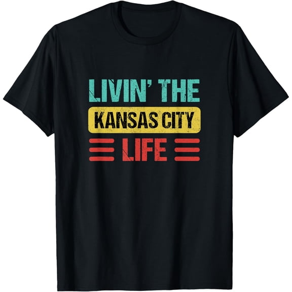 Kansas City T-ShirtMen and women, Black T-shirt, size: Extra large