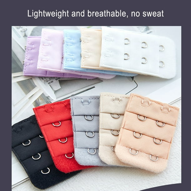 Extension Strap Bra Extenders Buckle 2 Hooks Intimate Women Women  Accessories Replacement Gadgets Accessories Multicolor Tight Band Gadgets 3  Rows