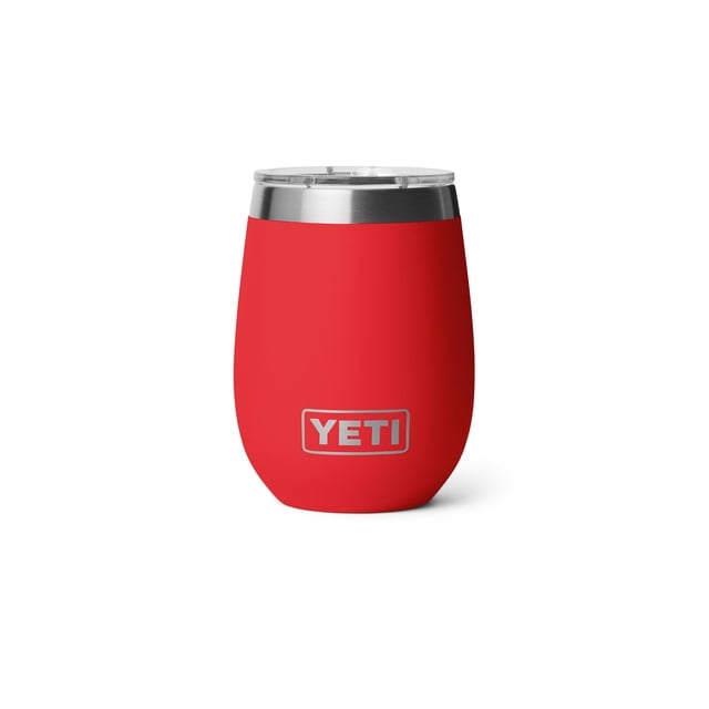 Vaso YETI Rambler Wine, 300 ml, revestido de cerámica, rojo rescate, 10 onzas