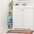 thumbnail image 3 of IRIS USA 2 Shelf 8" Space Saving Cube Organizer with Height Adjustable Narrow Shelves, White, 3 of 4