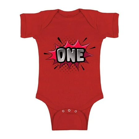 

Awkward Styles First Birthday Short Sleeve Baby Bodysuit Superhero Comic Book Outfit for Baby Birthday Gift for 1 Year Old Superhero Baby Bodysuit Short Sleeve Superhero Baby I m One Year Old