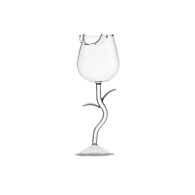 Red Wine Glass,rose Flower Shape Wine Glass,cocktail Wine Juice