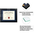 thumbnail image 7 of ELSKER&HOME Certificate Frames 8.5 x 11 Black, Fits Diploma 8.5 x 11 with Mat or 11x14 without Mat,4 Pack, Document Degree Picture Frame with Glass for Tabletop or Wall Display, 7 of 7