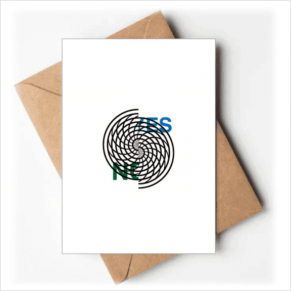 Affirmative Negative Circle Line Greeting Cards You are Invited Invitations