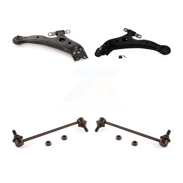 TOR Front Suspension Control Arm and Ball Joint Assembly Stabilizer Link Kit for Car Toyota Lexus Camry RX350 Highlander RX330 Solara RX400h ES330 ES300 - Left Right Side (Driver Passenger) KTR-100090