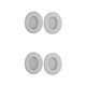 thumbnail image 1 of Seitruly Cojín de cuero para auriculares, almohadillas para los oídos, accesorios de esponja de malla con cancelación de ruido, reemplazo para Studio Blanco 2piezas, 1 of 6