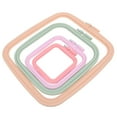 thumbnail image 6 of KHBUAB Embroidery Hoop Multi Color Needlework Tools Craft Projects 4 Pieces Various Sizes, 6 of 8