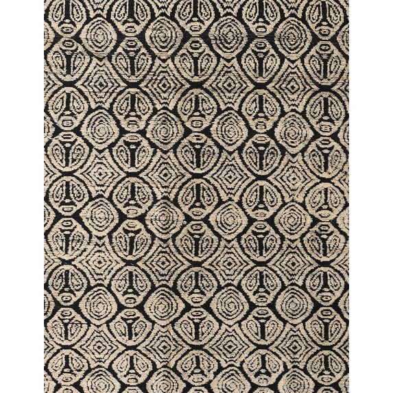 Ahgly Company Machine Washable Indoor Rectangle Abstract Dark Coffee Brown Area Rugs, 2' x 4'